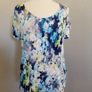 Liz Claiborne Short Sleeve Tee Top Blouse